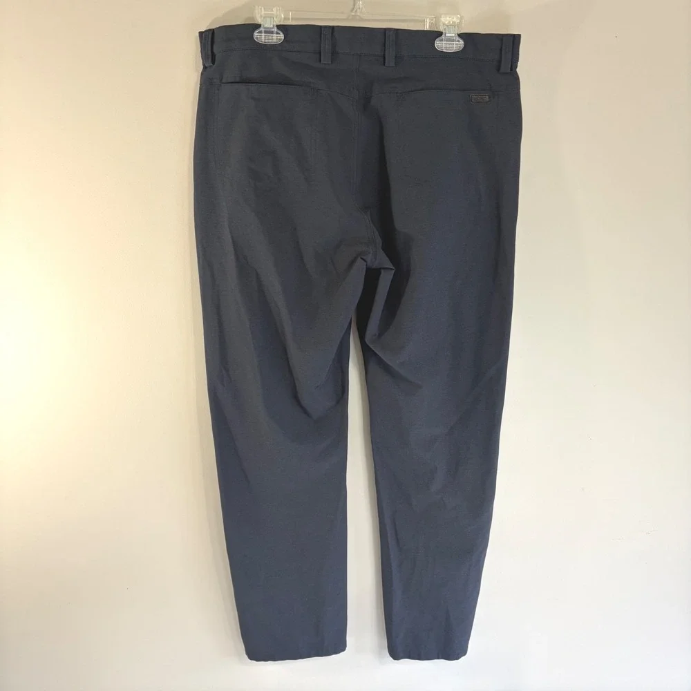 Greg‎ Norman Shark Mens Navy Blue 5-Pocket Golf Pants 36x30 Stretch Performance